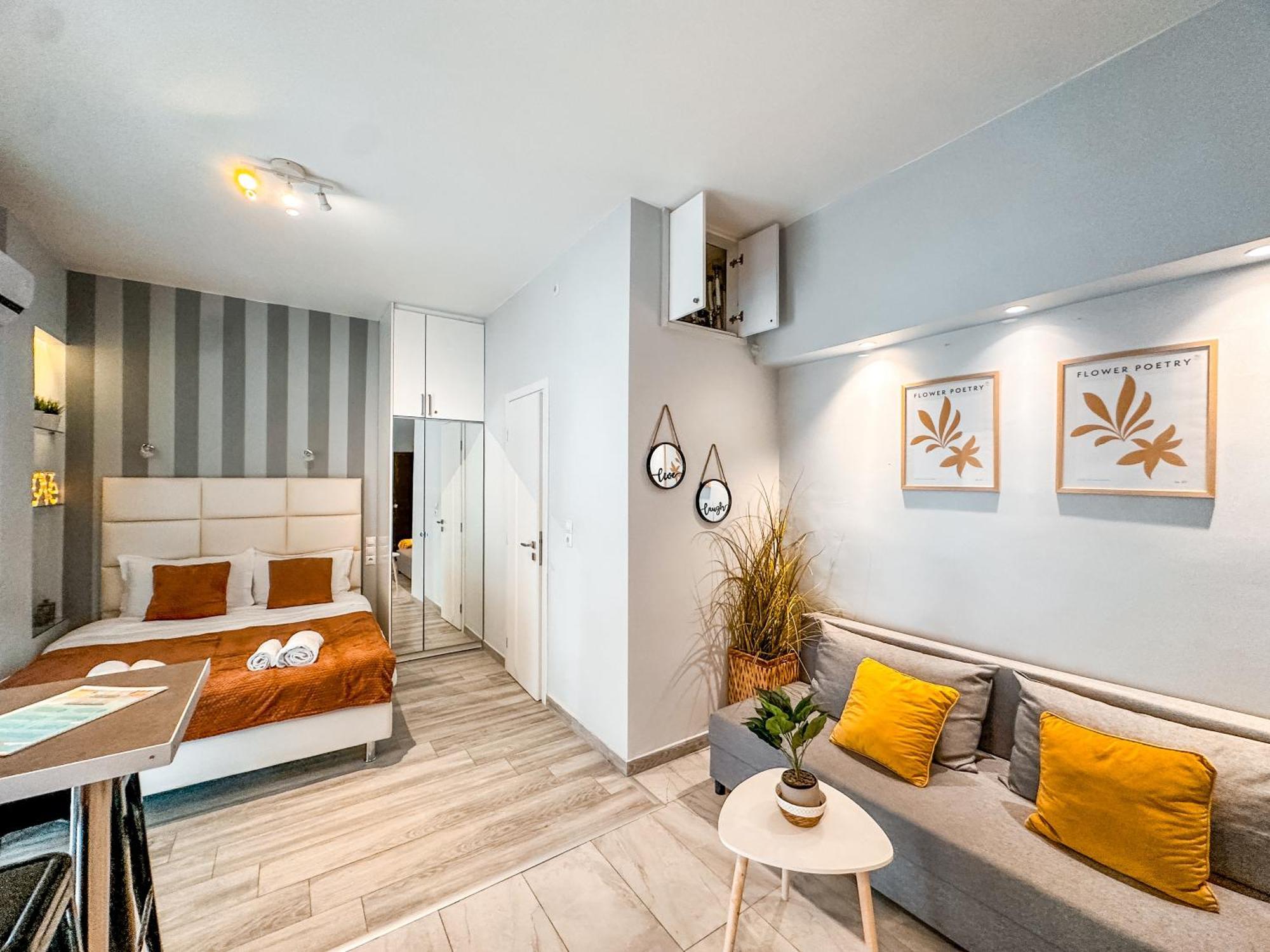 Walk To Markets From A Cozy Studio By Cielo Homes 雅典 外观 照片